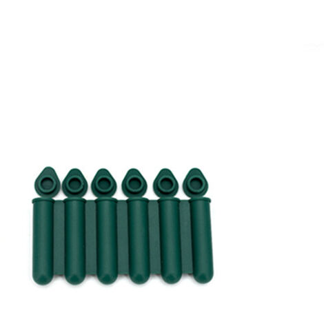 Mini molde de silicona para cubitos de hielo, con tapa incluida, permite preparar 6 botellas de agua con hielo (2 piezas, color verde).