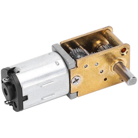Mini moteur à engrenages, micro-réducteur à vis sans fin, moteurs CC à balais, dispositifs électroniques 1218GEN20 (DC3V 16RPM)