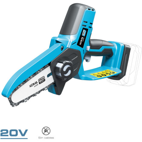 Mini motosierra 20v, koma tools