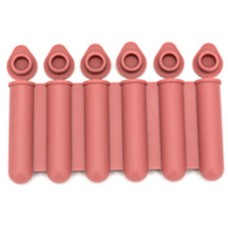 Mini moule à glaçons en silicone, couvercle inclus , peut faire 6 bouteilles d'eau glacée (2 pièces,rose)