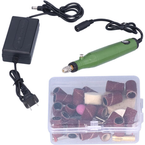 Mini Moulin Électrique Portable 7000-14000 RPM - Kit Outil de Polissage et Gravure - 100-240V Prise US