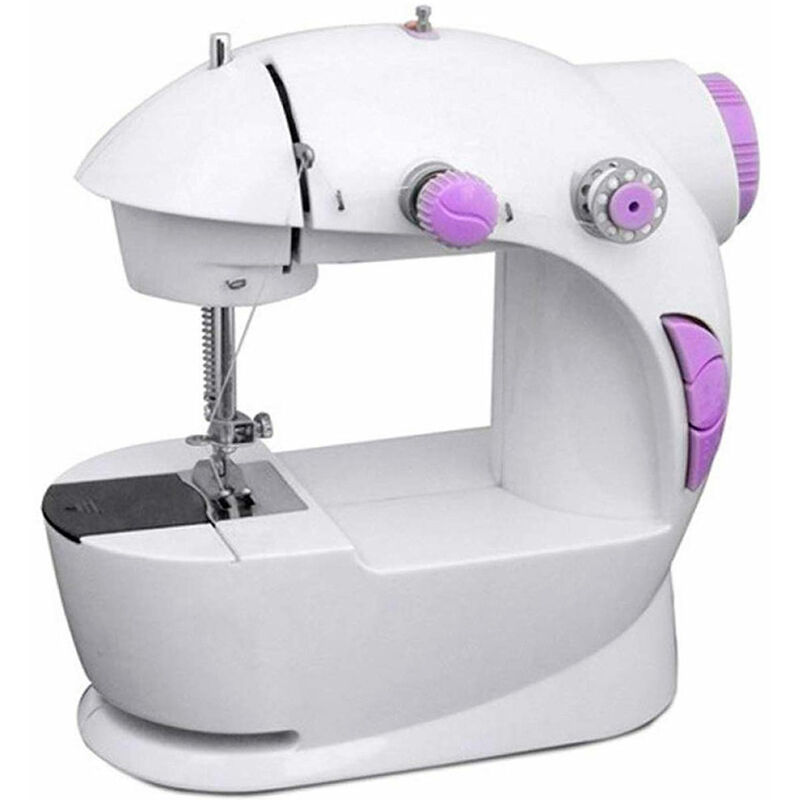 

Mini Máquina de Coser | Ajustable Doble Rosca | 2 velocidades | Pedal Antideslizante