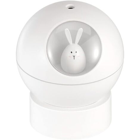 Mini Multi-Mode USB Humidifier for Desktop or Office - White