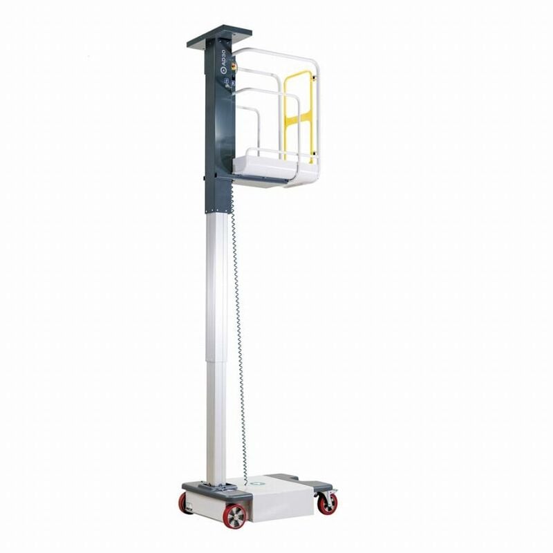 Stockman - Mini nacelle à mât vertical motorisée hauteur de travail jusqu'à 4950 mm - MA50SF