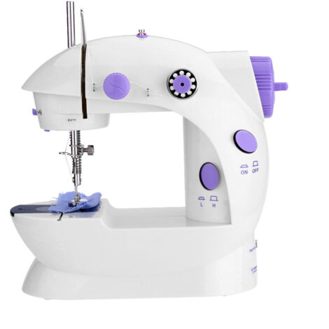 Mini-Nähmaschine für den Heimgebrauch mit Spulen und 4 Funktionen