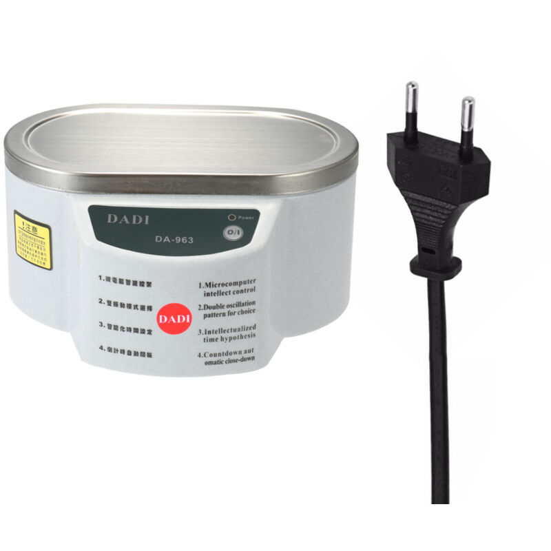 Lifcausal - Mini nettoyeur à ultrasons numérique domestique de taille mini, outil de nettoyage de circuits imprimés, machine de stérilisation pour