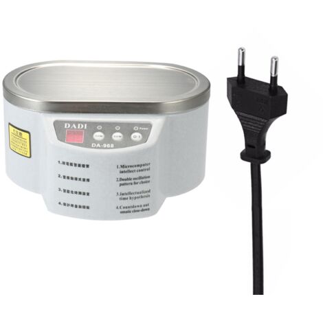 Mini nettoyeur ultrasonique numérique 50W, léger, pour nettoyer les bijoux et les légumes