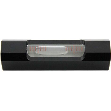 Mini Niveau À Bulle Portable 0.02 Mm/pour M Niveau À Bulle Haute Précision(noir)
