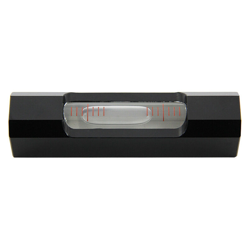 Mini Niveau à Bulle Portable 0.02 Mm/pour m Niveau à Bulle Haute Précision(noir)