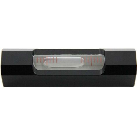 Mini Niveau À Bulle Portable Haute Précision 0.02 mm/m Noir Ortviai