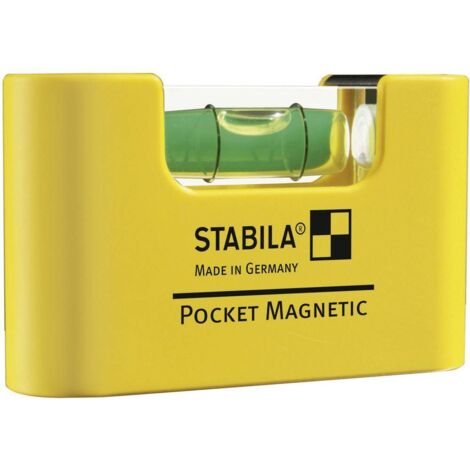 Mini-Niveau de poche 7cm Magnetique Stabila