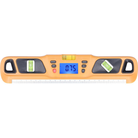 Mini Niveau Numérique Magnétique Haute Précision pour Travaux de Jardin et Décoration Intérieure Orange
