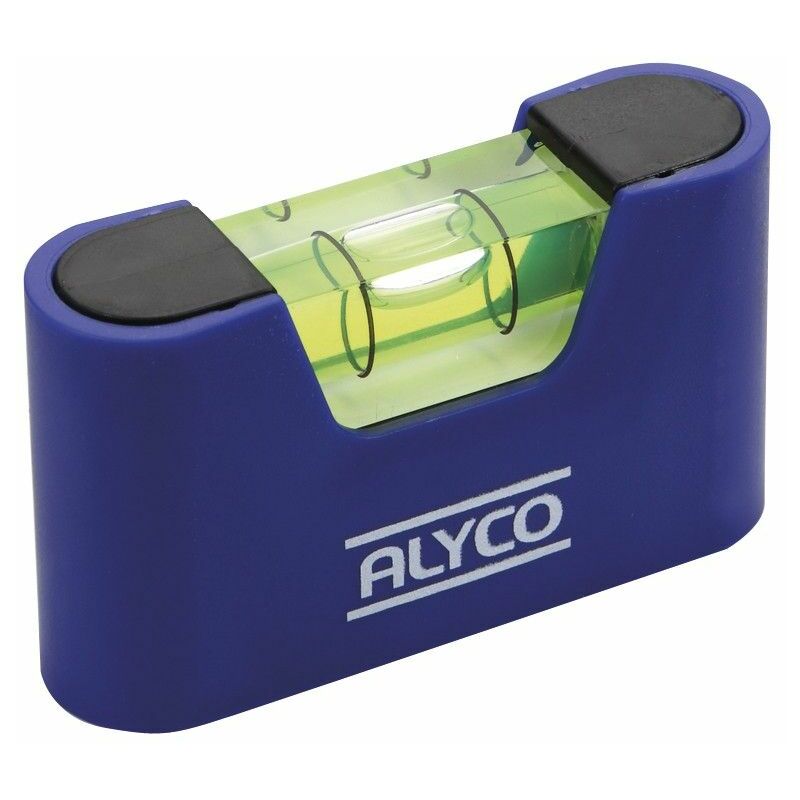 

Alyco-tools - Nivel De Bolsillo 1 Fiola Cuerpo De Plástico Y Con Soporte Para Colgar