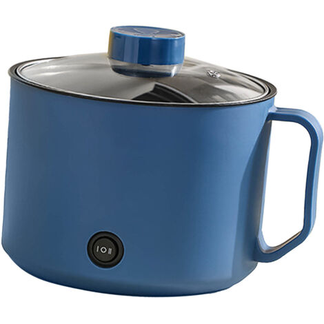 Mini olla eléctrica multifuncional con revestimiento antiadherente y control de temperatura para cocinar en solitario y en residencias estudiantiles.