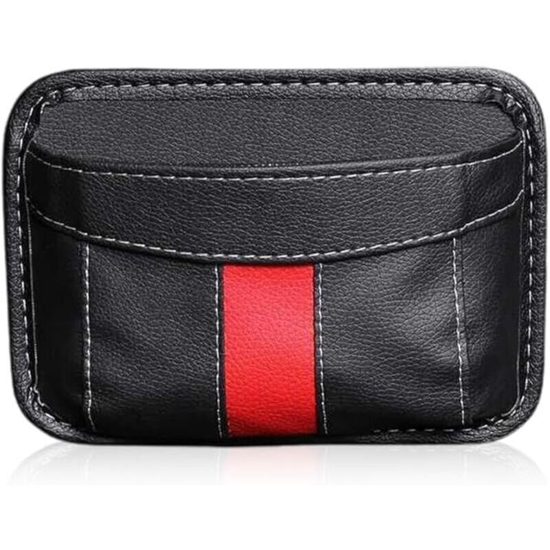Mini Organiseur en Cuir,Organiseur Latéral pour Siège de Voiture,Pochette Latérale de Rangement pour Auto,pour Organiser