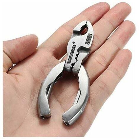 Mini Outil Multifonctionnel 9 en 1 Multitool Porte-Clés Tournevis Outils De Poche
