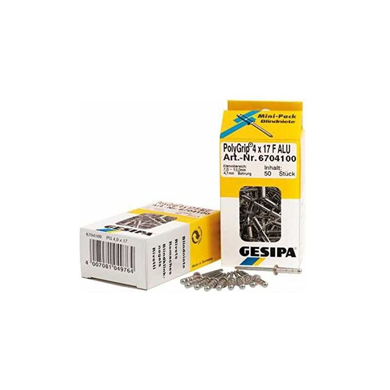 Gesipa - 7693560410 - mini-pack polygrip (4 x 10 mm)