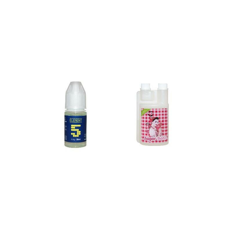 Pack - Mini vg - Additifs Sugar Babe + Element 5