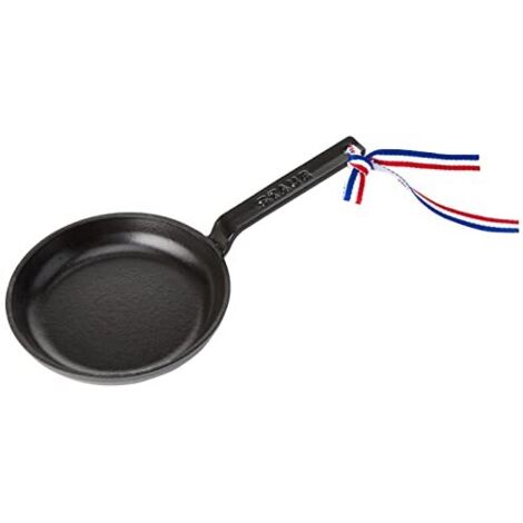 Mini padella Staub in ghisa smaltata nera