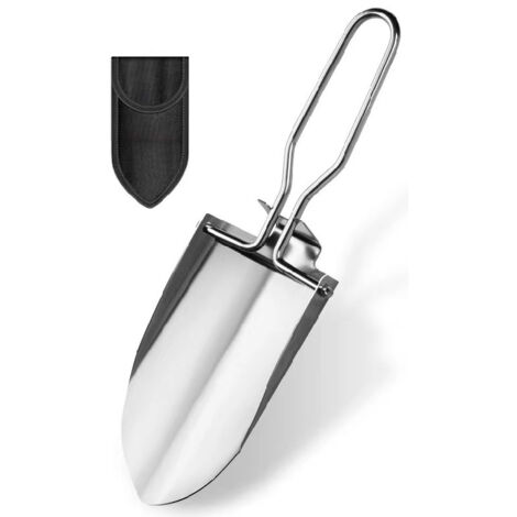 Mini pala con custodia Borsa portaoggetti Lunghezza 14,5 cm (piegata) 23 cm (aperta) Larghezza 6 cm