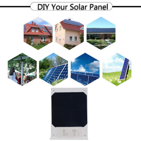 Mini panel solar de acrílico de silicio monocristalino de 3,3 W para proyectos científicos y educativos.