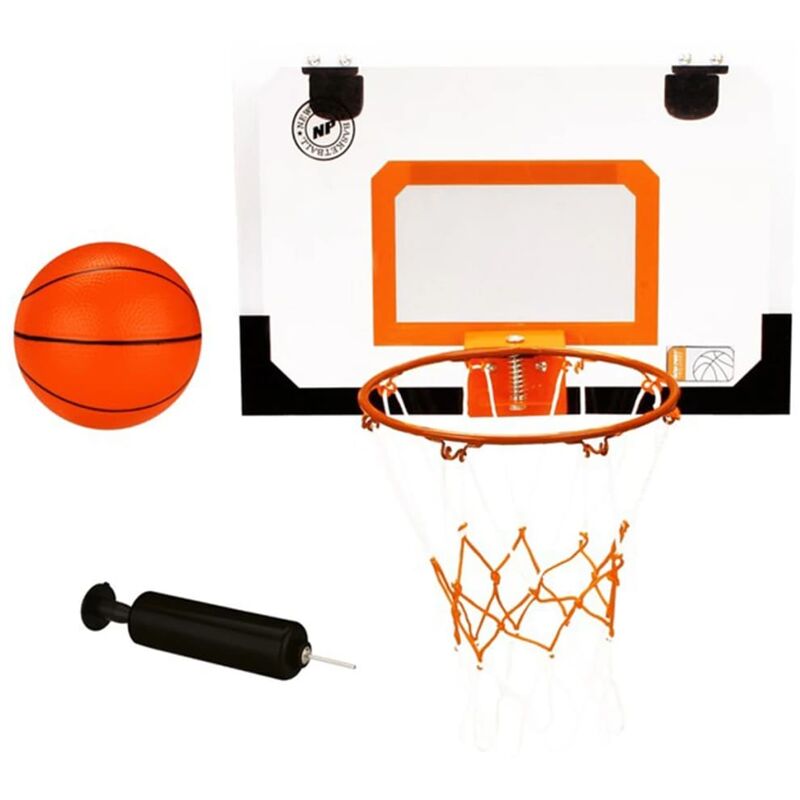 Mini panneau de basket avec anneau balle pompe - New Port