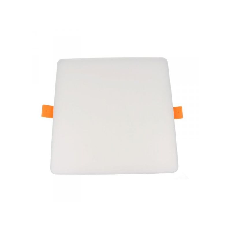 Image of Faretto Pannello Led Da Incasso Quadrato Senza Bordo 18W Bianco Neutro Foro Adattabile Da 75mm a 150mm SKU-737