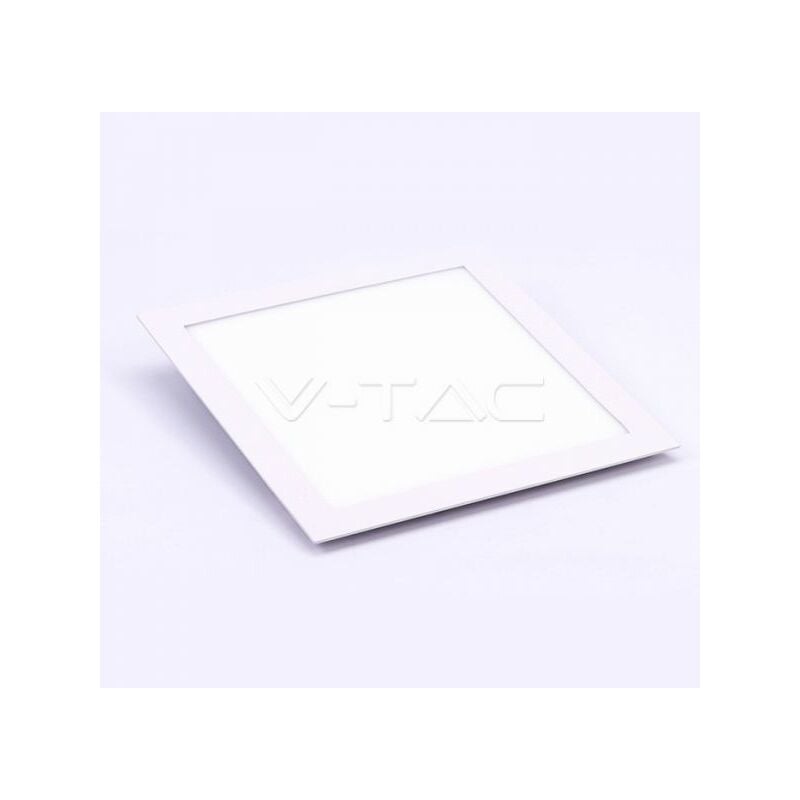 Image of V-TAC VT-624SQ Pannello led incasso quadrato 24W chip samsung bianco freddo 6400K + driver - SKU 723