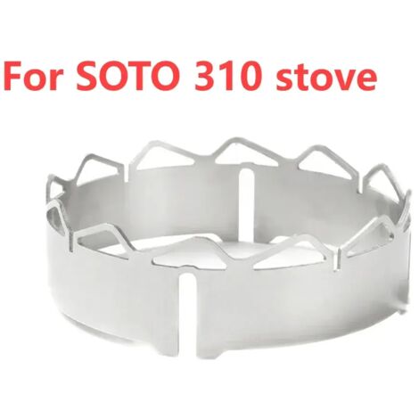 Mini pare-vent pour réchauds de camping, anneau coupe-vent en acier inoxydable, réchauds à gaz portables, déflecteurs de vent extérieurs, pare-vent pour réchauds de camping