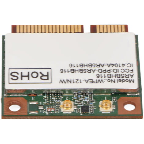 Mini-PCIe-WLAN-Karte AR9382, 300 Mbit/s, Dualband (2,4/5 GHz), Plug & Play-kompatibel mit Windows 7 bis 10