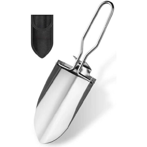 Mini pelle avec étui Sac de rangement Longueur 14,5 cm (pliée) 23 cm (dépliée) Largeur 6 cm