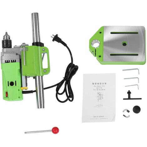 Mini perceuse à colonne 220V 710W, établi, perceuse compacte, perceuse à bois