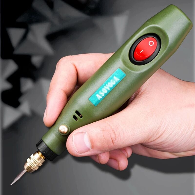 Mini Perceuse Électrique de Bricolage - Ensemble de Gravure et de Polissage - 108 Accessoires Inclus - Outil de Gravure