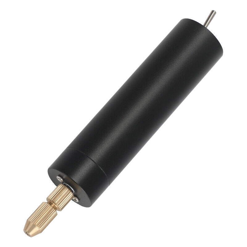 Mini perceuse électrique USB, perceuse à main électrique DC 5V, poinçonneuse manuelle de film, (noir + câble de données USB + jeu de forets 0,7-1,2)