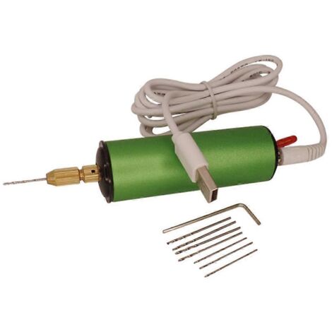Mini perceuse électrique USB portable, perforatrice pour résine époxy, outils de bricolage pour la fabrication de bijoux et autres loisirs créatifs