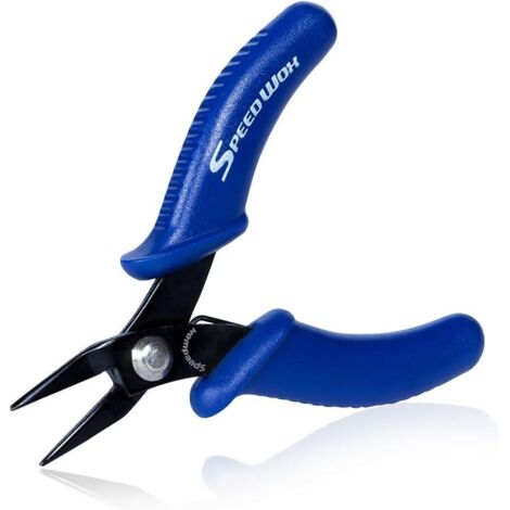 Mini pince à bec plat – Pince à bec micro-aiguille de 7,6 cm avec ressort pour l'artisanat et la fabrication de bijoux