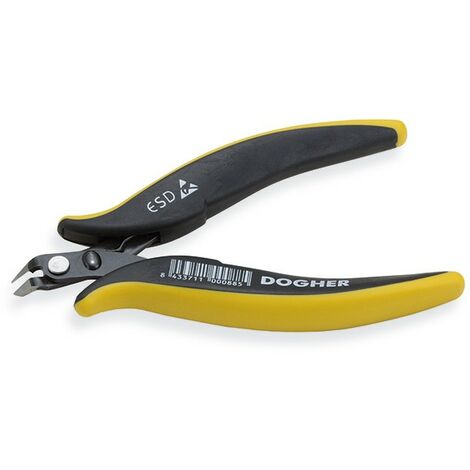 Mini-pince électrique avec coupe diagonale à 45°, ESD, 125 mm  DOGHER 245-125