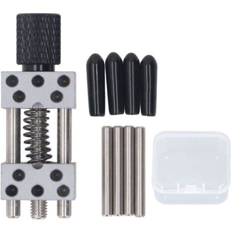 Mini pince-étau réglable de haute précision, diamètre de serrage maximal de 3cm, métal, pratique pour la fabrication de bijoux, artisanat électronique MS096
