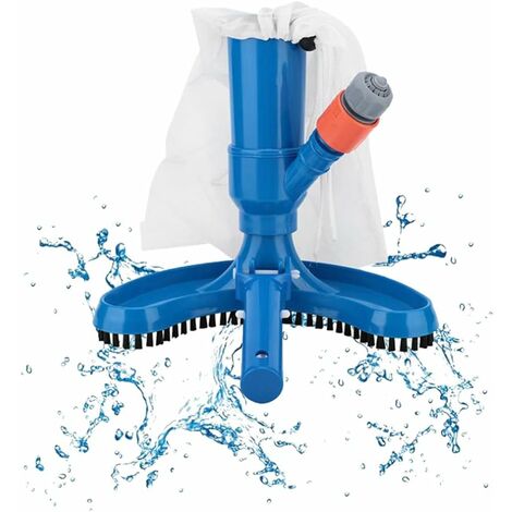 Mini piscina Objeto flotante Herramientas de limpieza al vacío Aspirador de piscina inferior portátil Cabezal de succión Lavabo Cepillo de succión para piscina