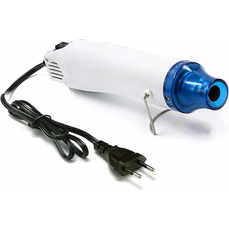 Mini pistola de calor, pistola de calor en relieve de 220 V para bricolaje, pistola de aire caliente para herramientas de juego de destornilladores o tubo termorretráctil termorretráctil.