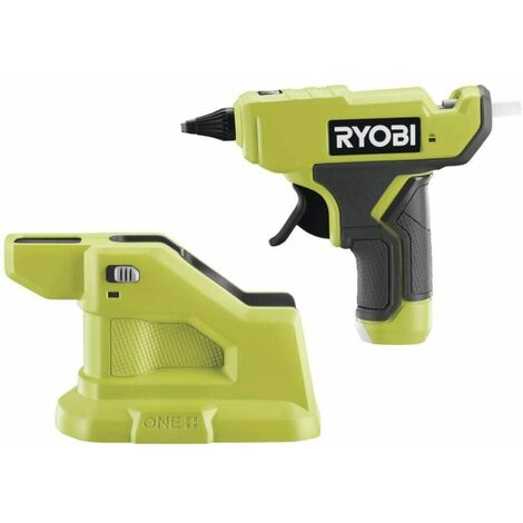 RAYHER 30091000 pistola per colla a caldo, senza fili M. Base Station, 20,  5 x 17 cm, Blister-Box 1 pezzi, plastica, verde, rosso, 30.5 x 35 x 9 cm