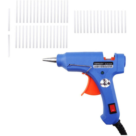 Mini Pistolet à Colle Chaude Avec 8 Bâtonnets De Silicone Gratuits 20w