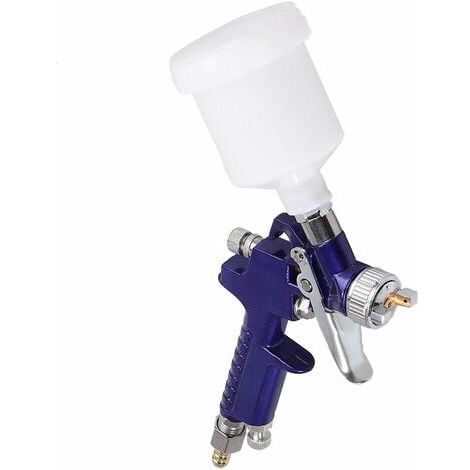 Mini pistolet à peinture en acier inoxydable air HVLP Alimenté par gravité 125ml