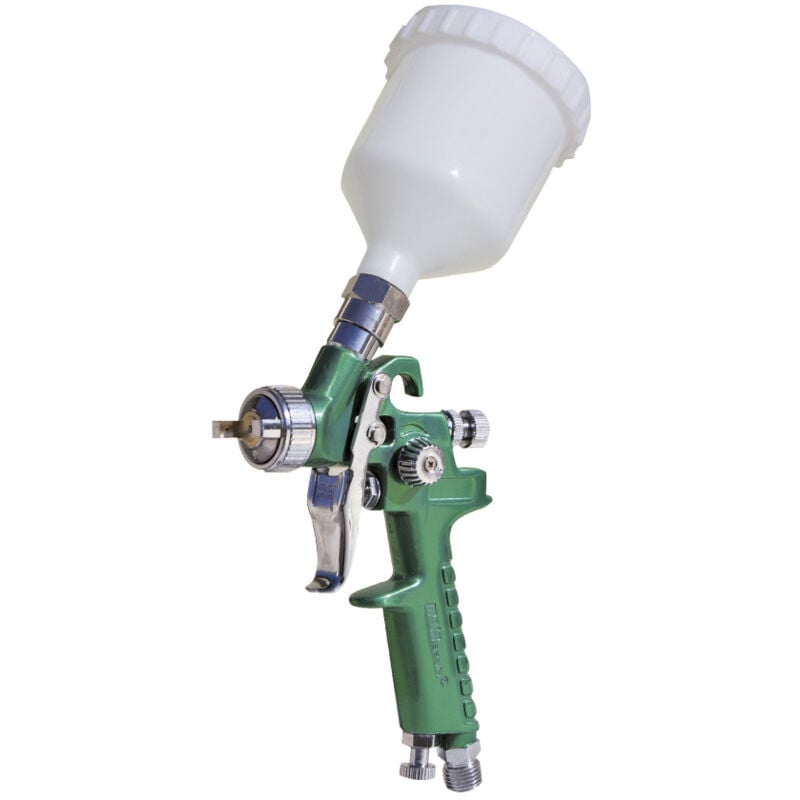Mota - hvlp Mini pistolet à peinture pour aérographe, conteneur en métal Outils 89004