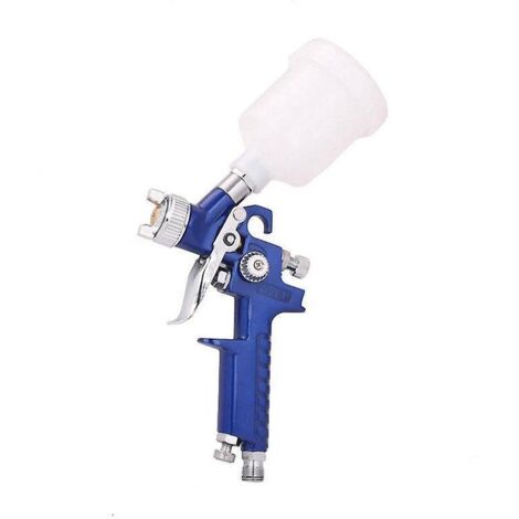 Mini pistolet à peinture, pulvérisateur avec buse de 0,8 mm, capacité du godet, pistolet à peinture à gravité pour la peinture de maisons et de voitures