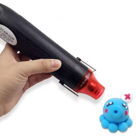 Mini pistolet thermique, noir, longueur 22,5 cm, 1 pièce Outil électrique à pistolet thermique pour sécher la peinture