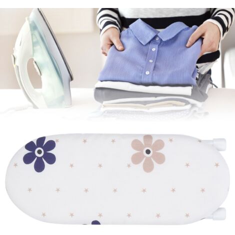 Mini Planche à Repasser Déluxe - Table de Repassage Miniature pour Cols, Manches et Pieds, Portable pour Voyage et Domicile - 26 cm