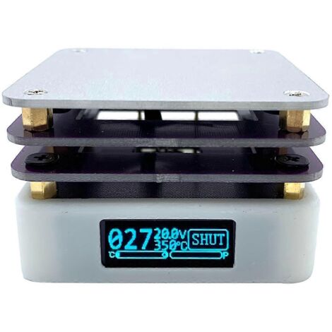 Mini plaque chauffante numérique 65W pour le préchauffage et la retouche de soudure --