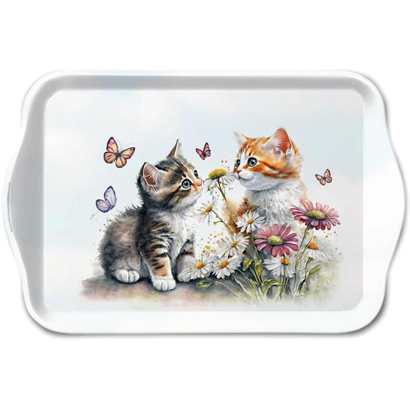 Mini plateau chatons et papillons Mini plateau chatons et papillons