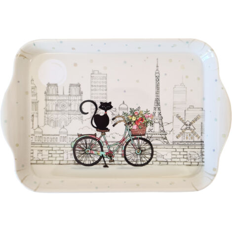 Mini plateau rectangulaire un Chat à Paris
